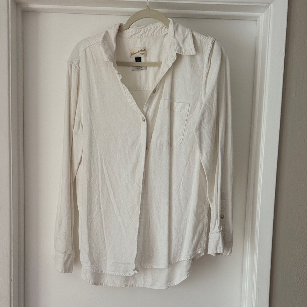Universal Thread Cream Relaxed Fit Shirt